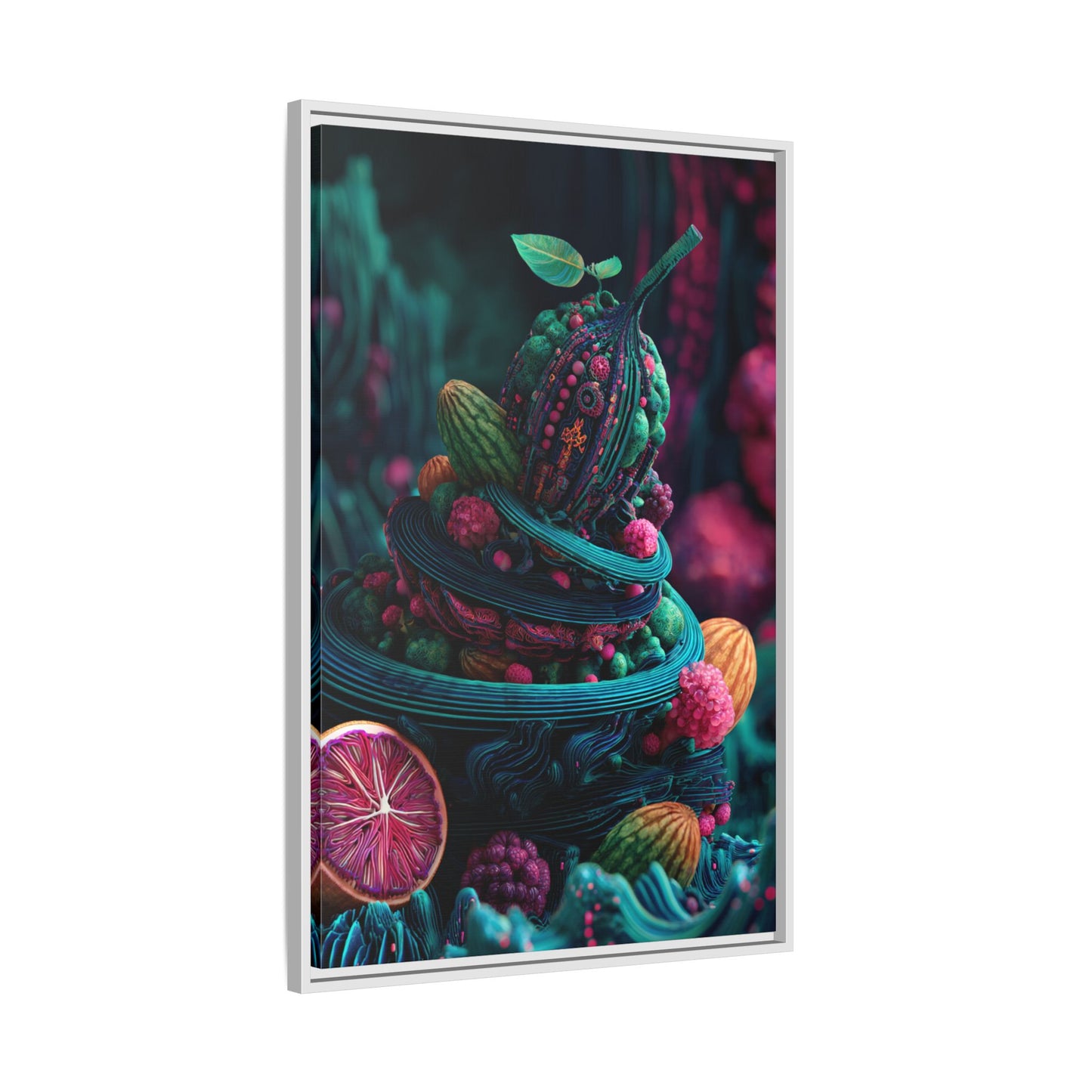 Surreal Fruit Fantasy Art - Vibrant Digital Design