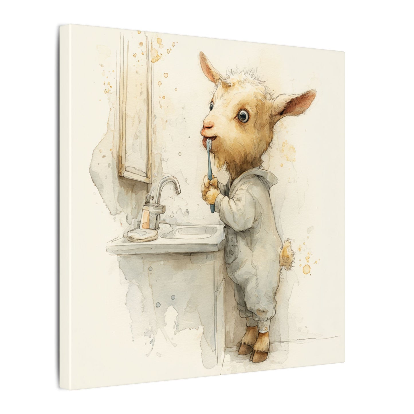 Whimsical Goat Art | Perfect for Children's Rooms
