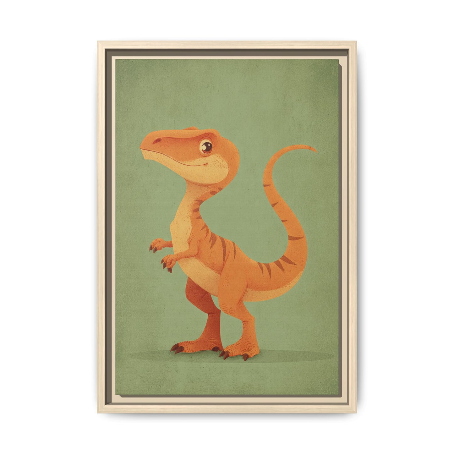 Whimsical Dinosaur Illustration Art for Kids' Rooms