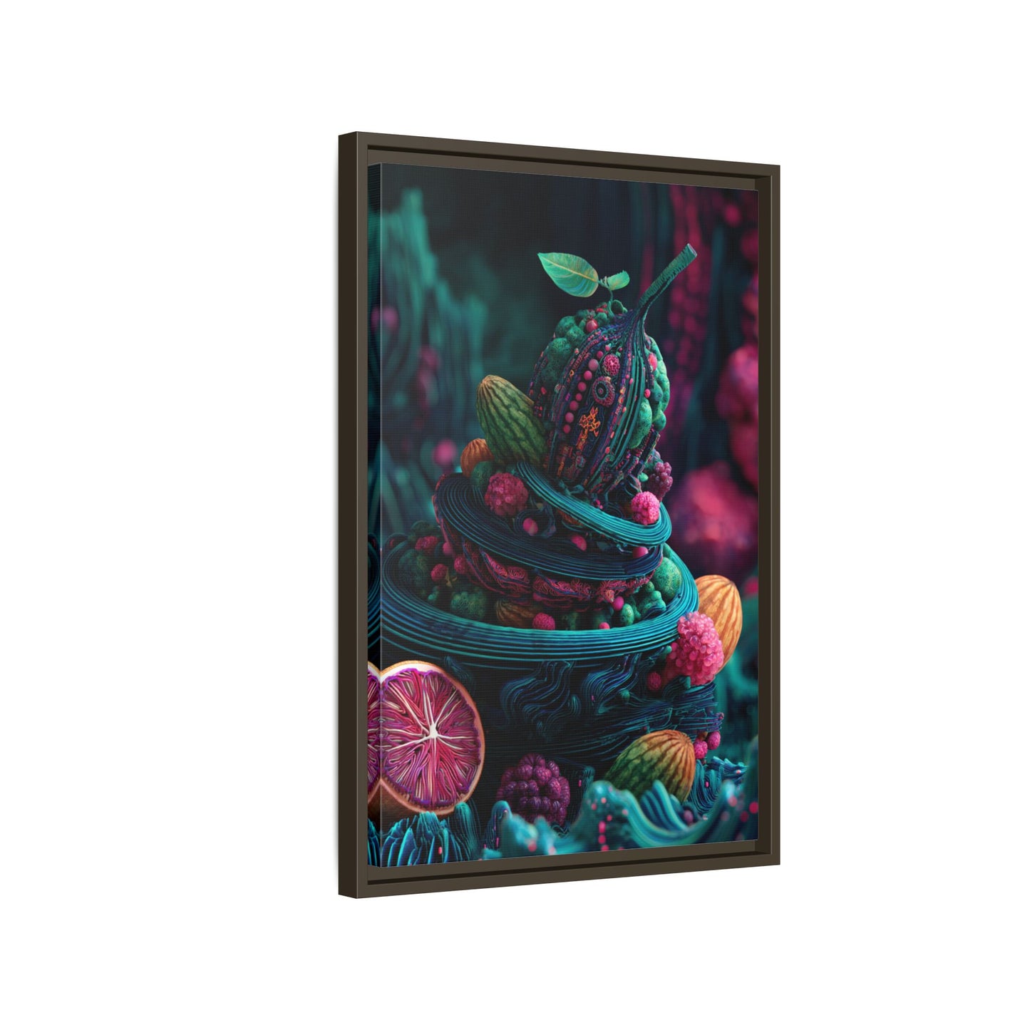 Surreal Fruit Fantasy Art - Vibrant Digital Design