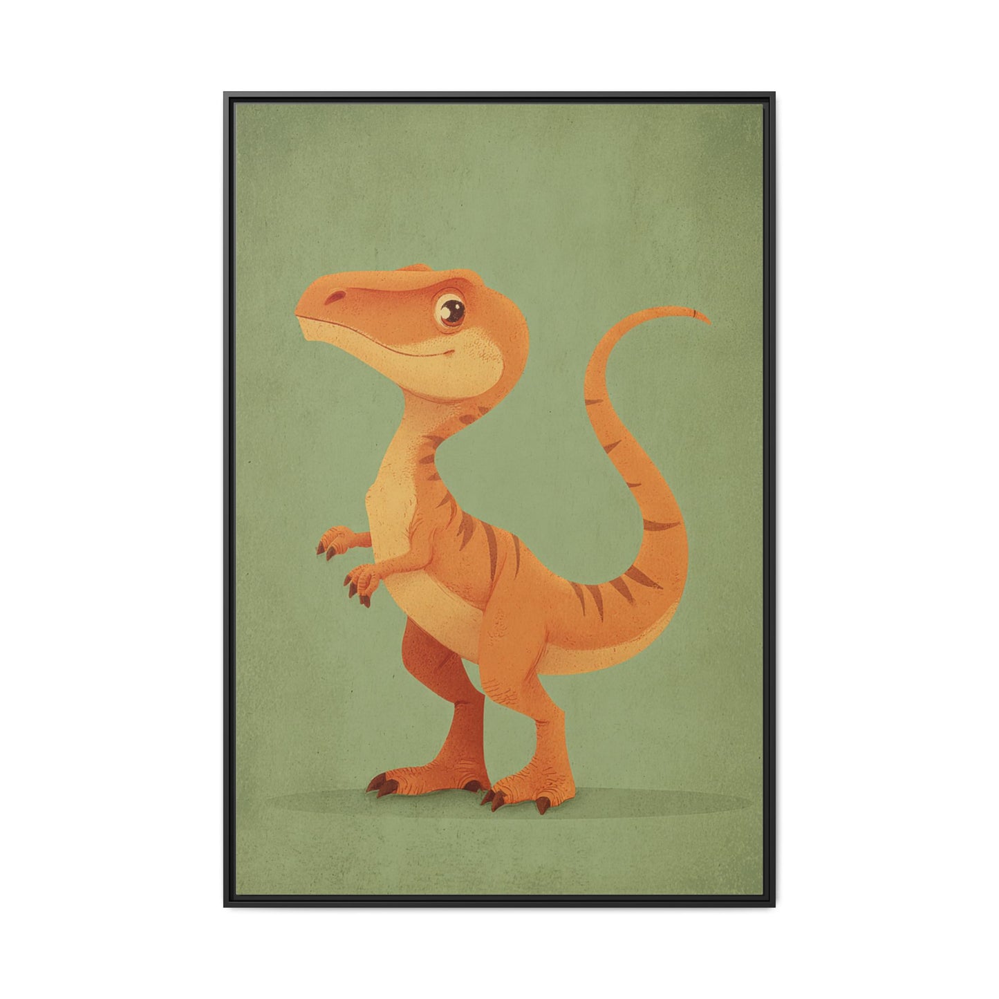 Whimsical Dinosaur Illustration Art for Kids' Rooms