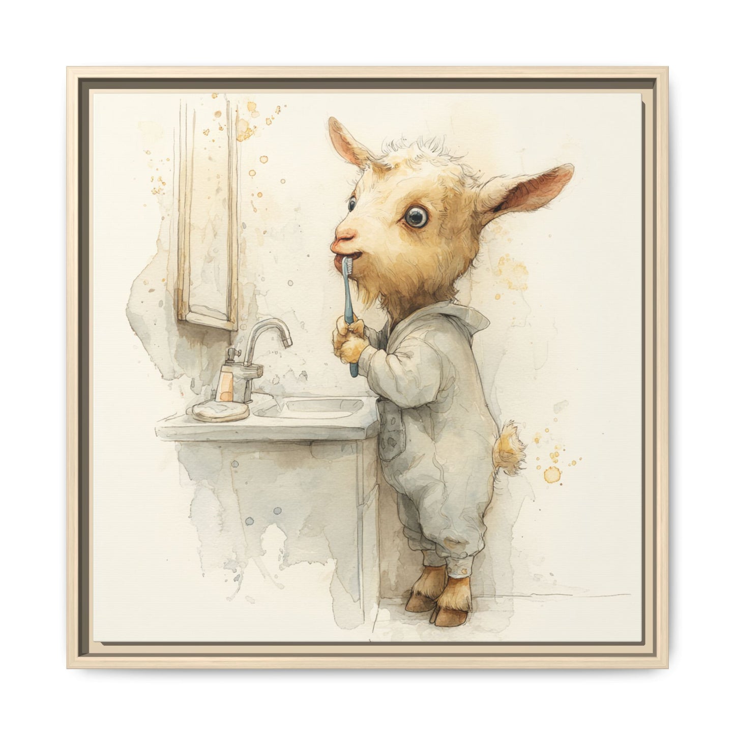 Whimsical Goat Art | Perfect for Children's Rooms