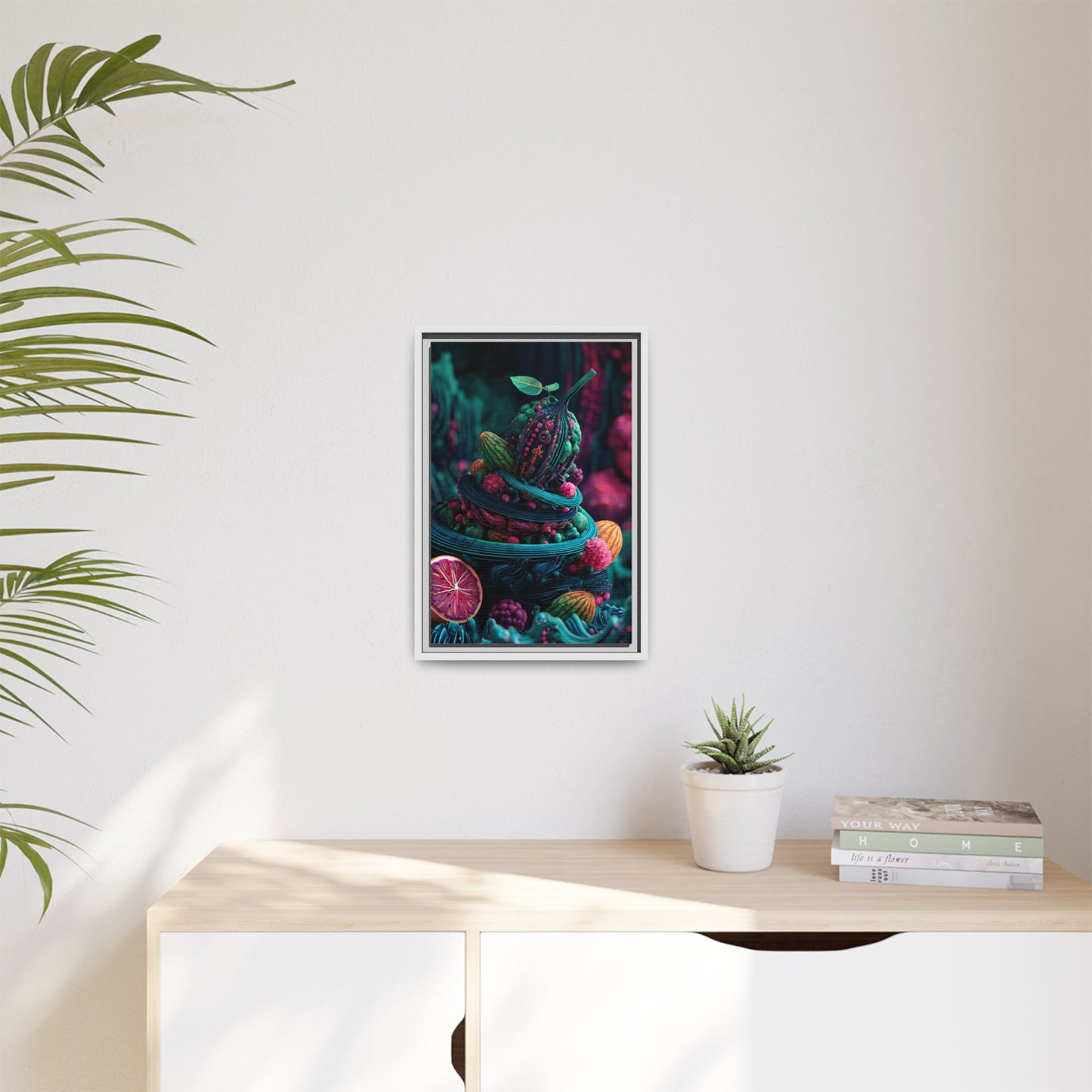 Surreal Fruit Fantasy Art - Vibrant Digital Design