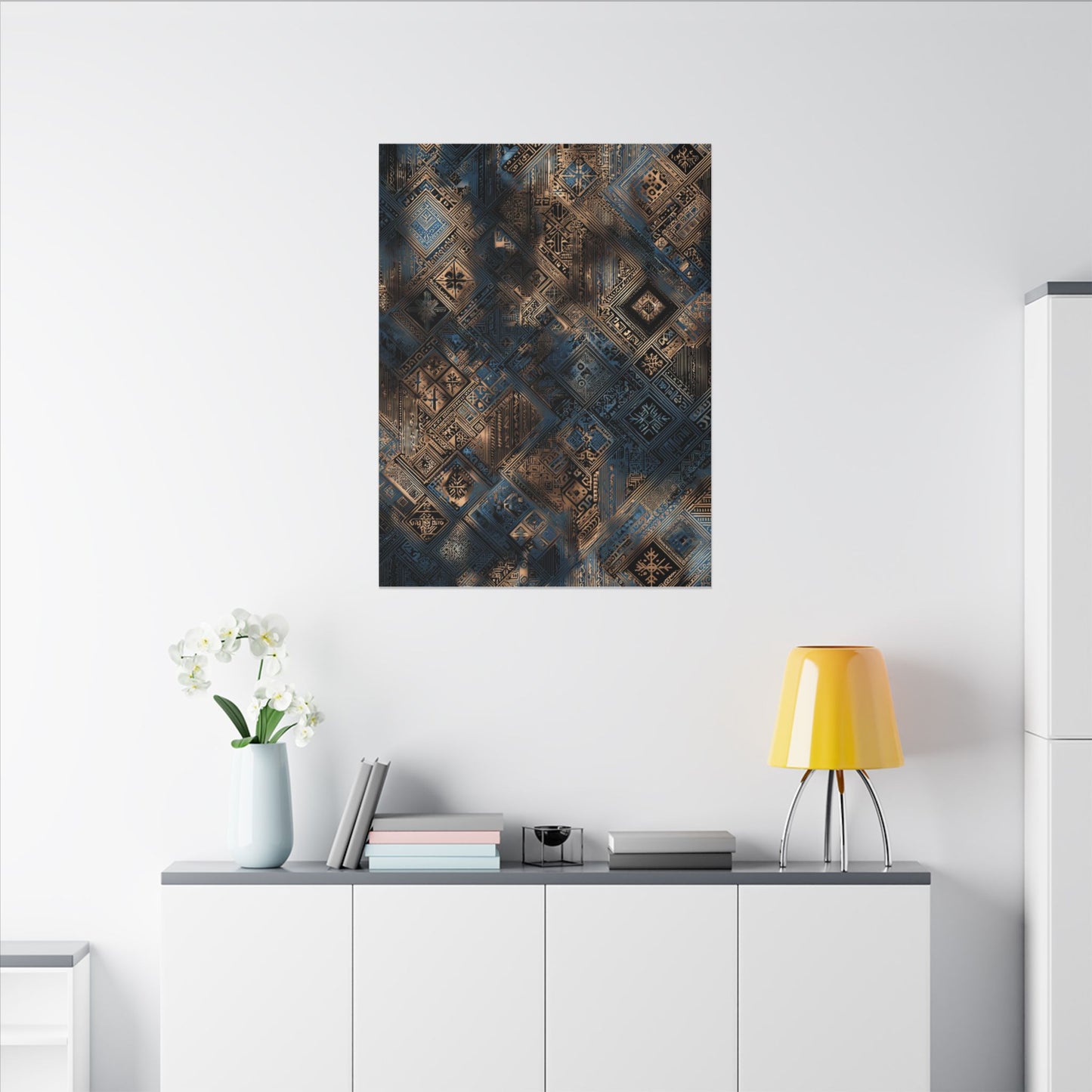 Intricate Geometric Wall Art - Abstract Pattern
