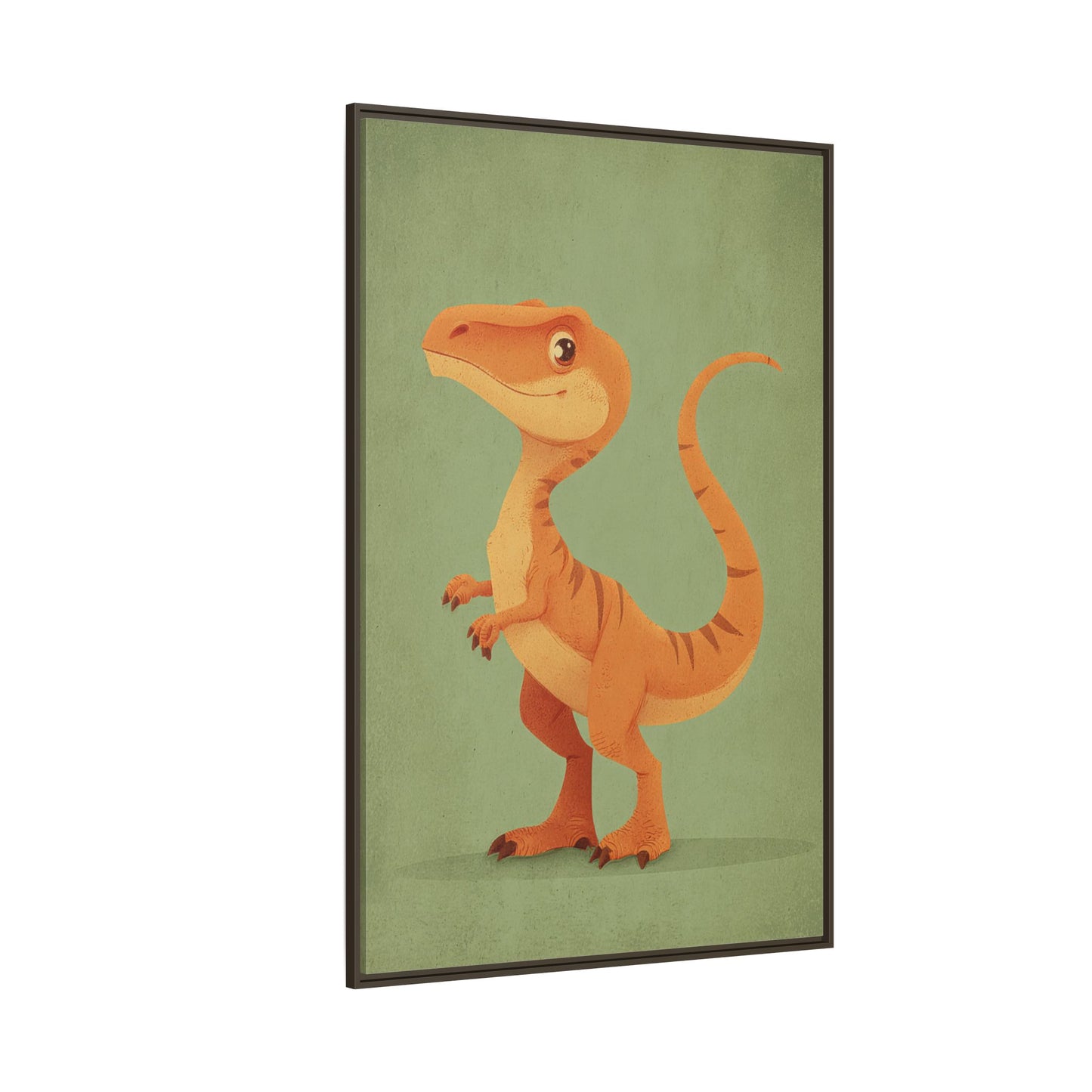 Whimsical Dinosaur Illustration Art for Kids' Rooms