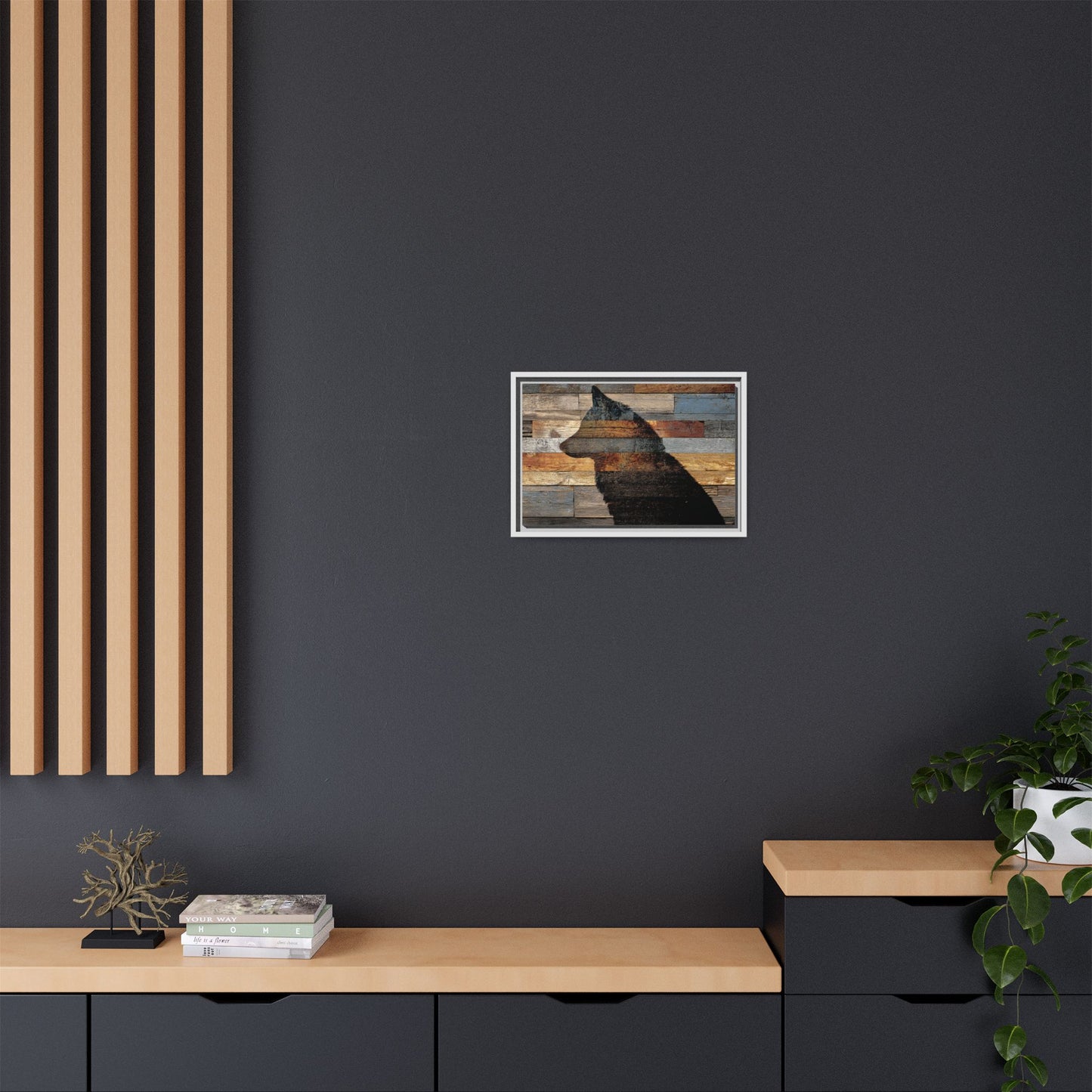 Rustic Wolf Silhouette Wall Art | Nature Inspired Decor
