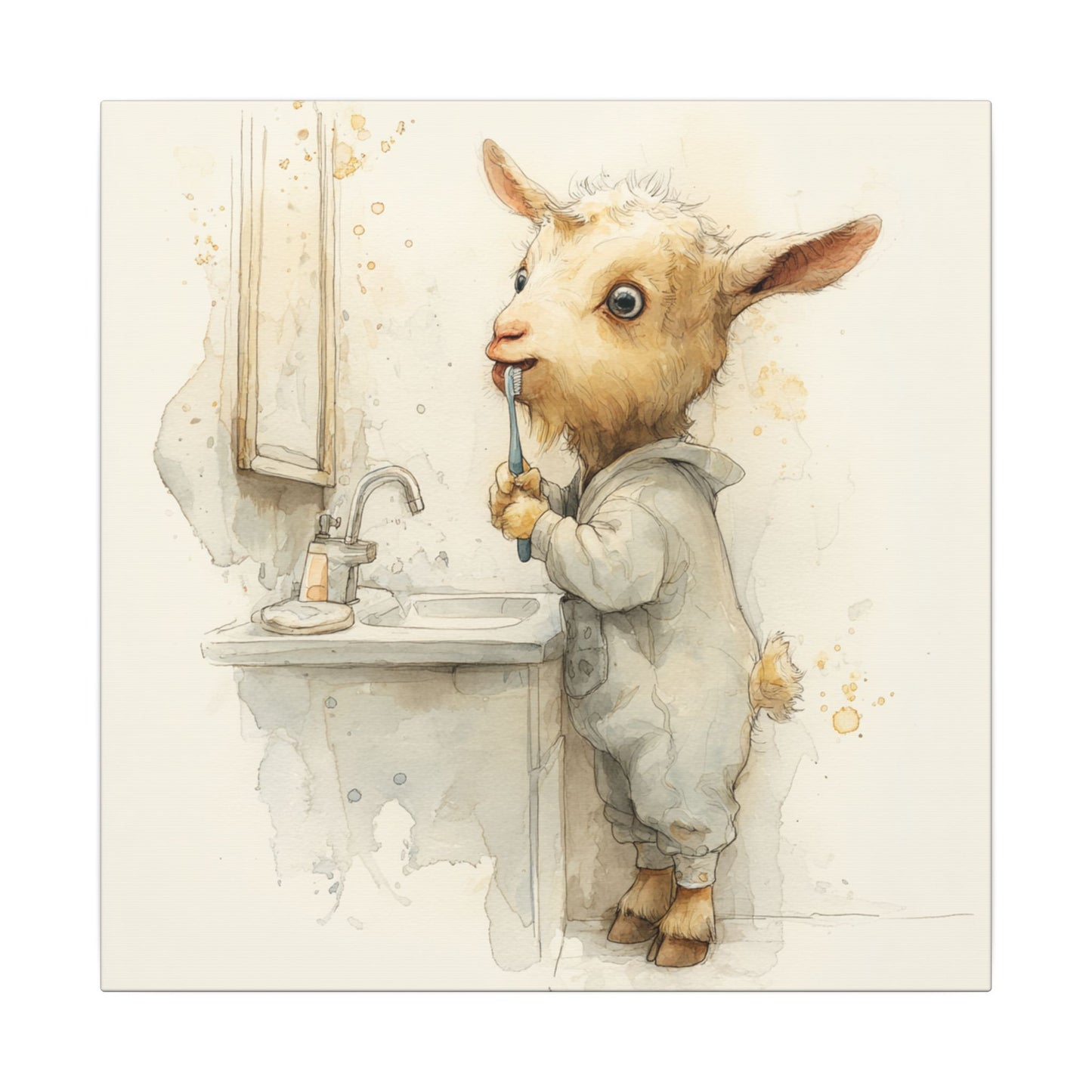 Whimsical Goat Art | Perfect for Children's Rooms