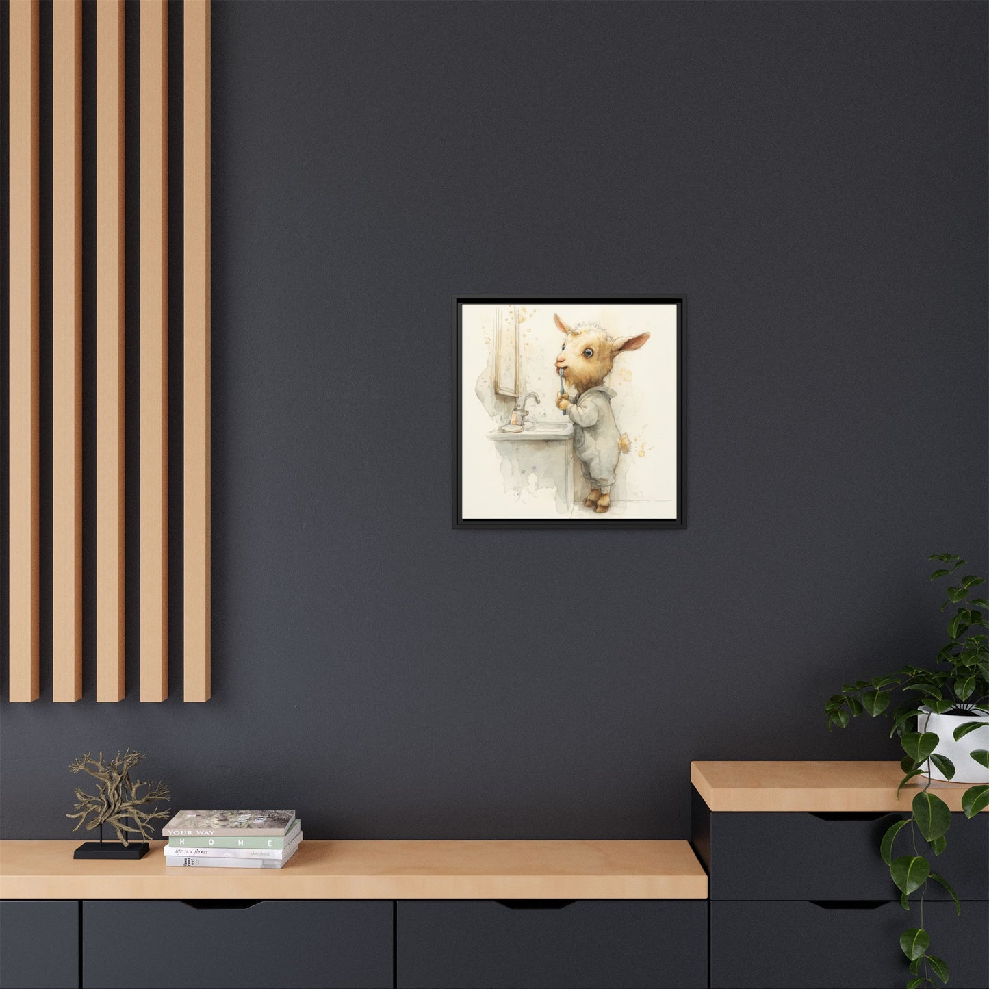 Whimsical Goat Art | Perfect for Children's Rooms