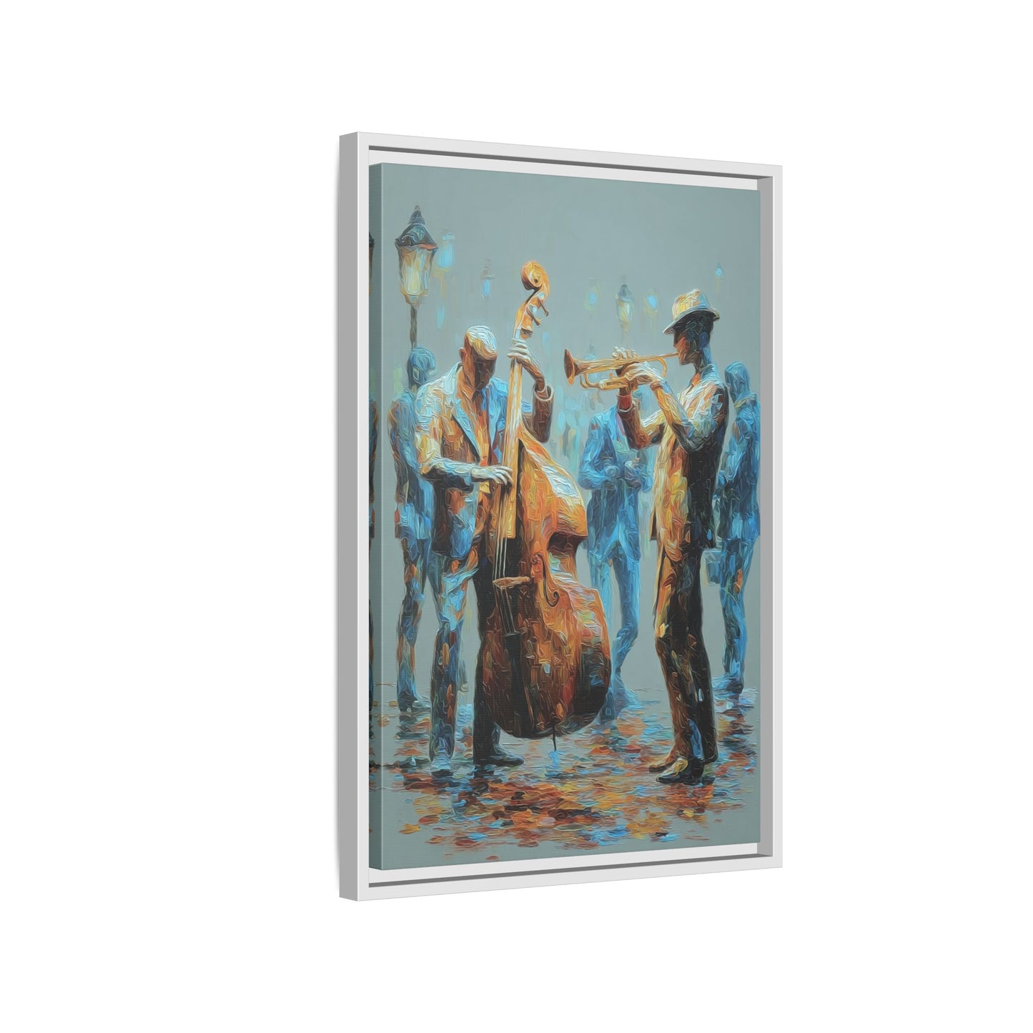 Colorful Jazz Musicians Art for Music Enthusiasts