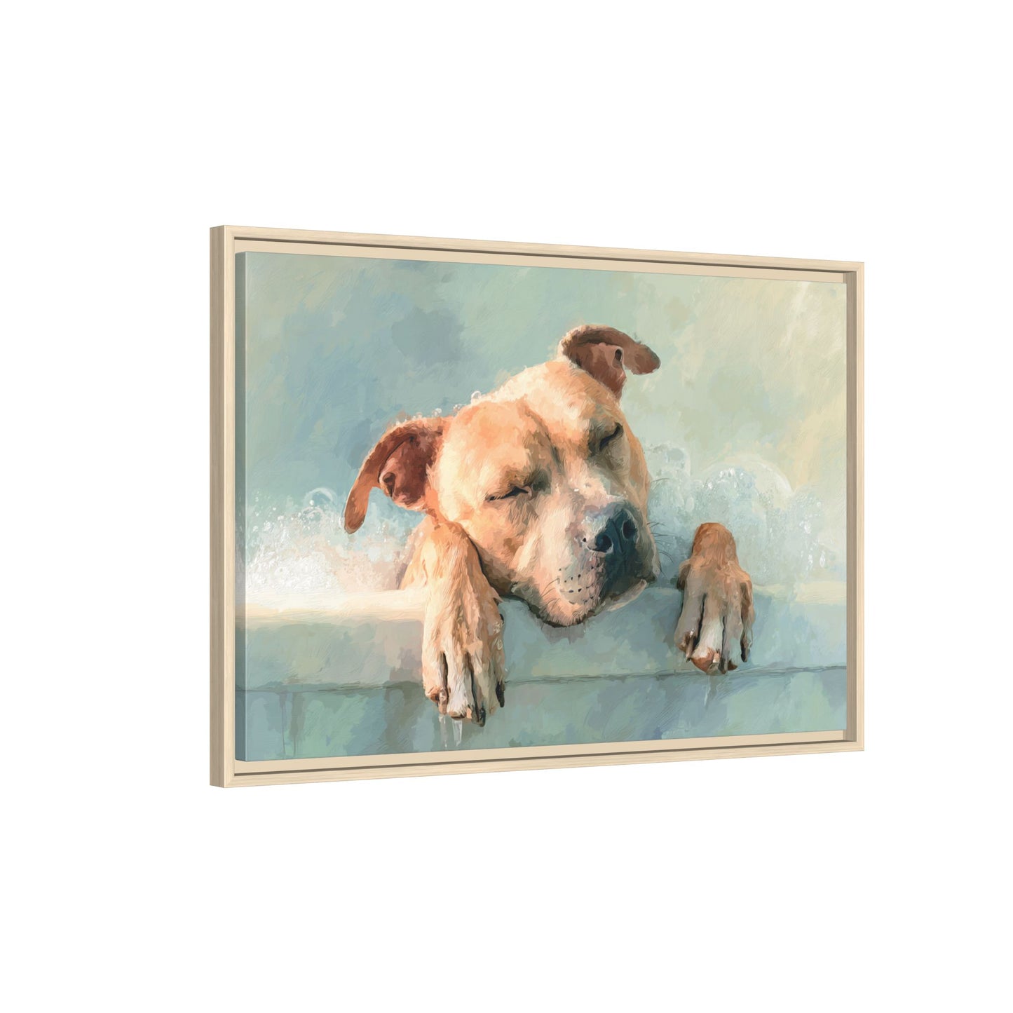 Calming Canine Portrait - Serene Dog Art Print