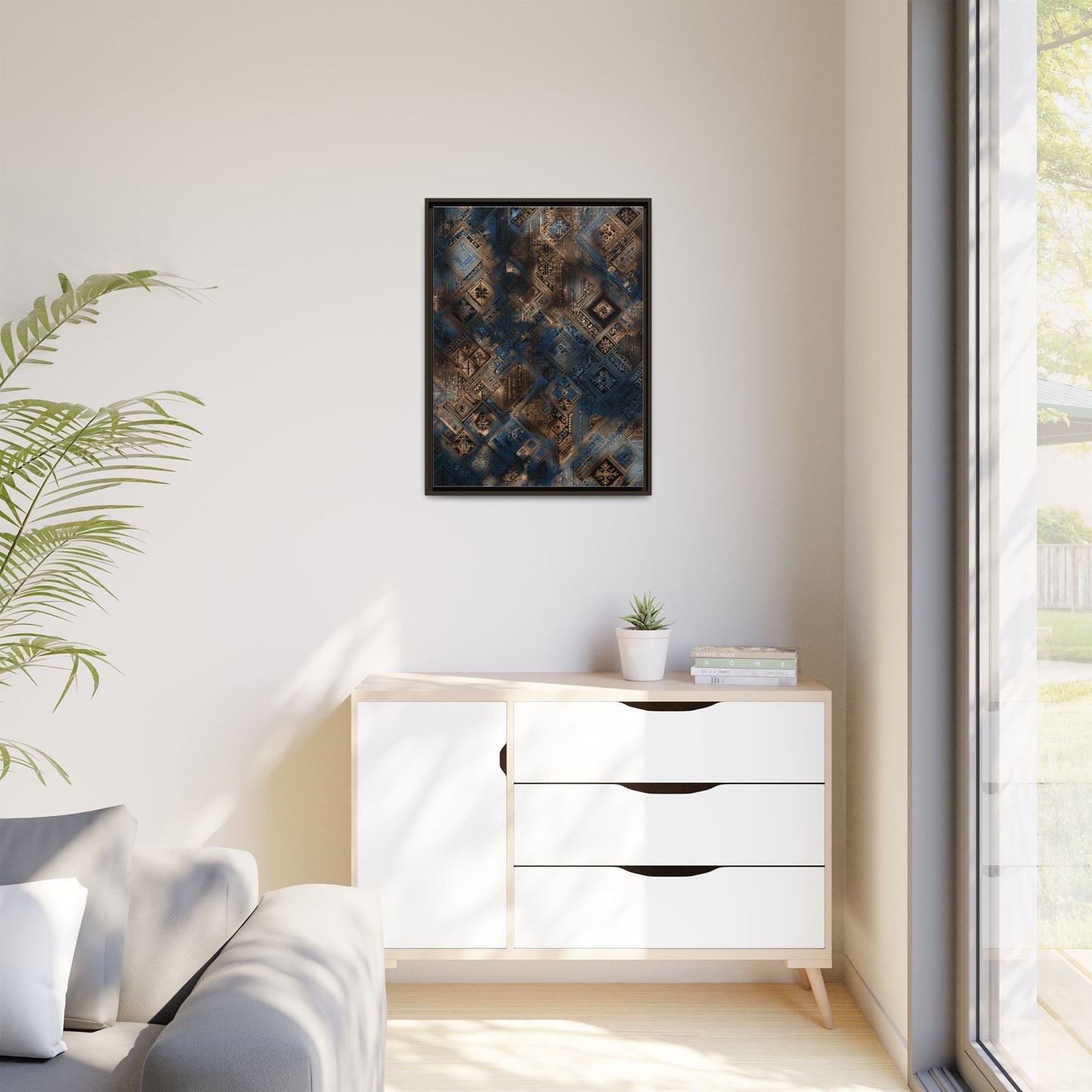 Intricate Geometric Wall Art - Abstract Pattern