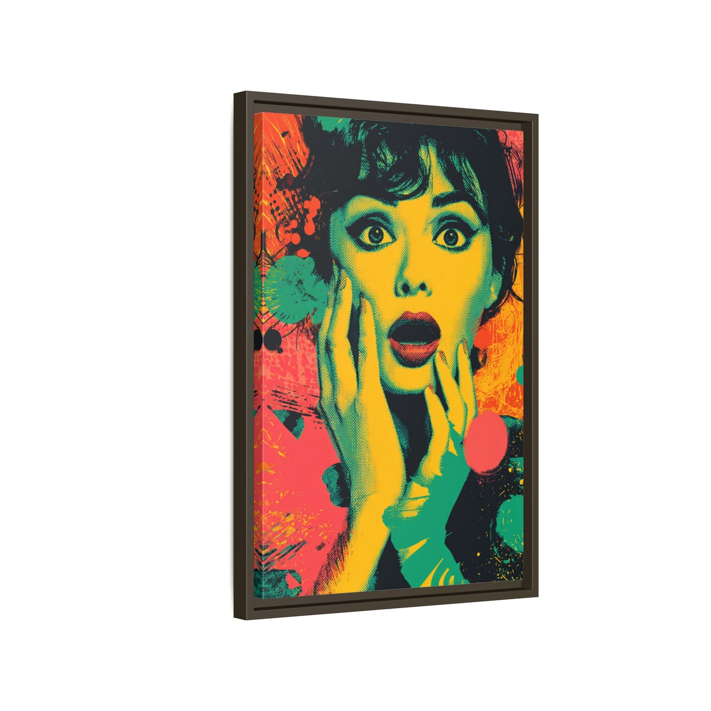 Surreal Pop Art Woman – Vibrant Modern Wall Art