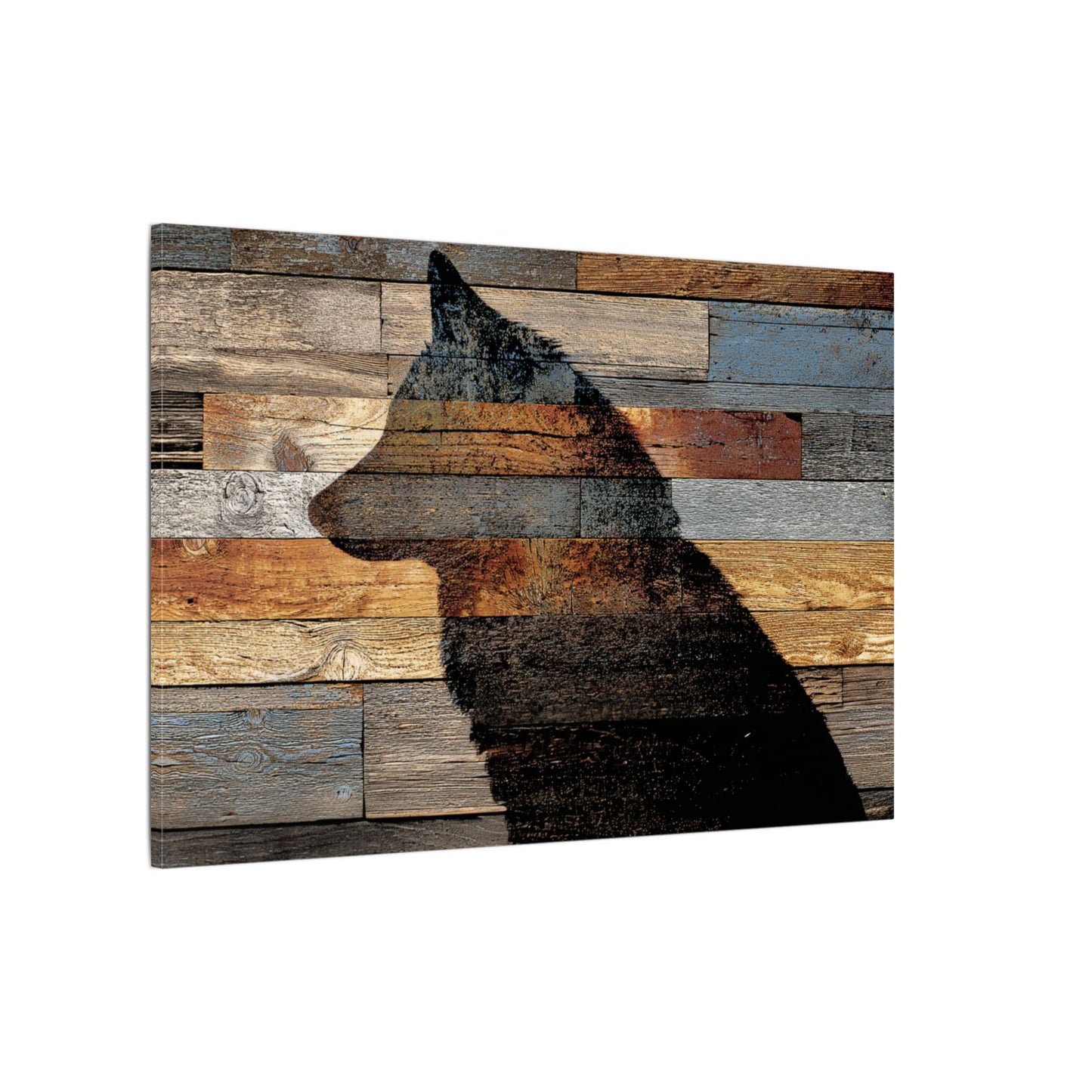 Rustic Wolf Silhouette Wall Art | Nature Inspired Decor