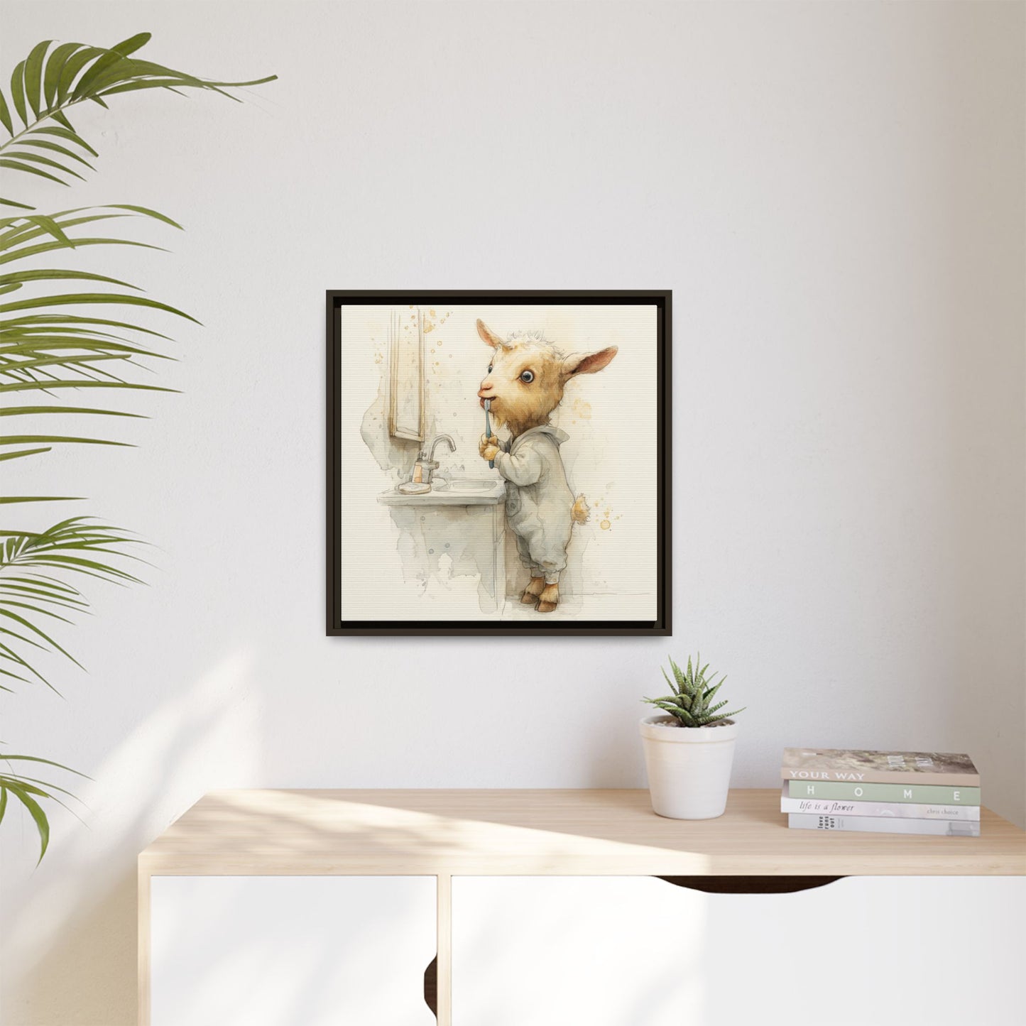 Whimsical Goat Art | Perfect for Children's Rooms