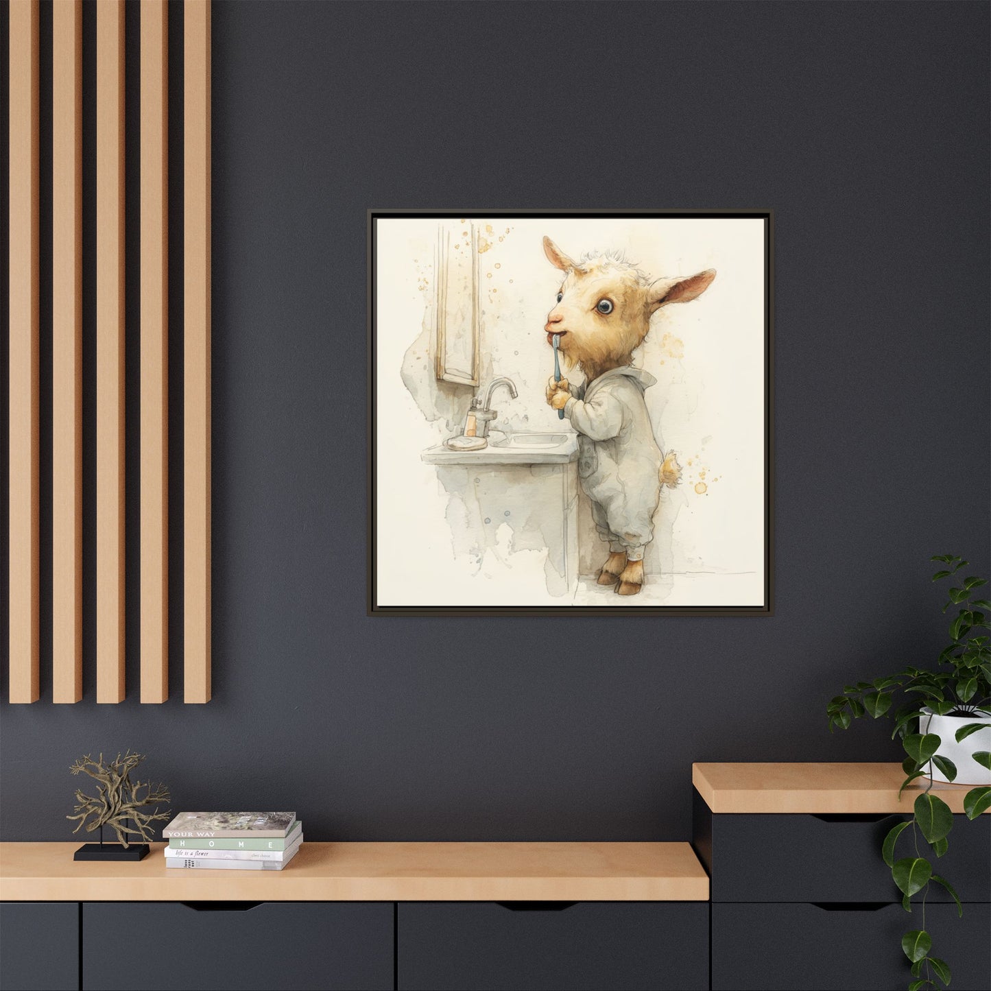 Whimsical Goat Art | Perfect for Children's Rooms