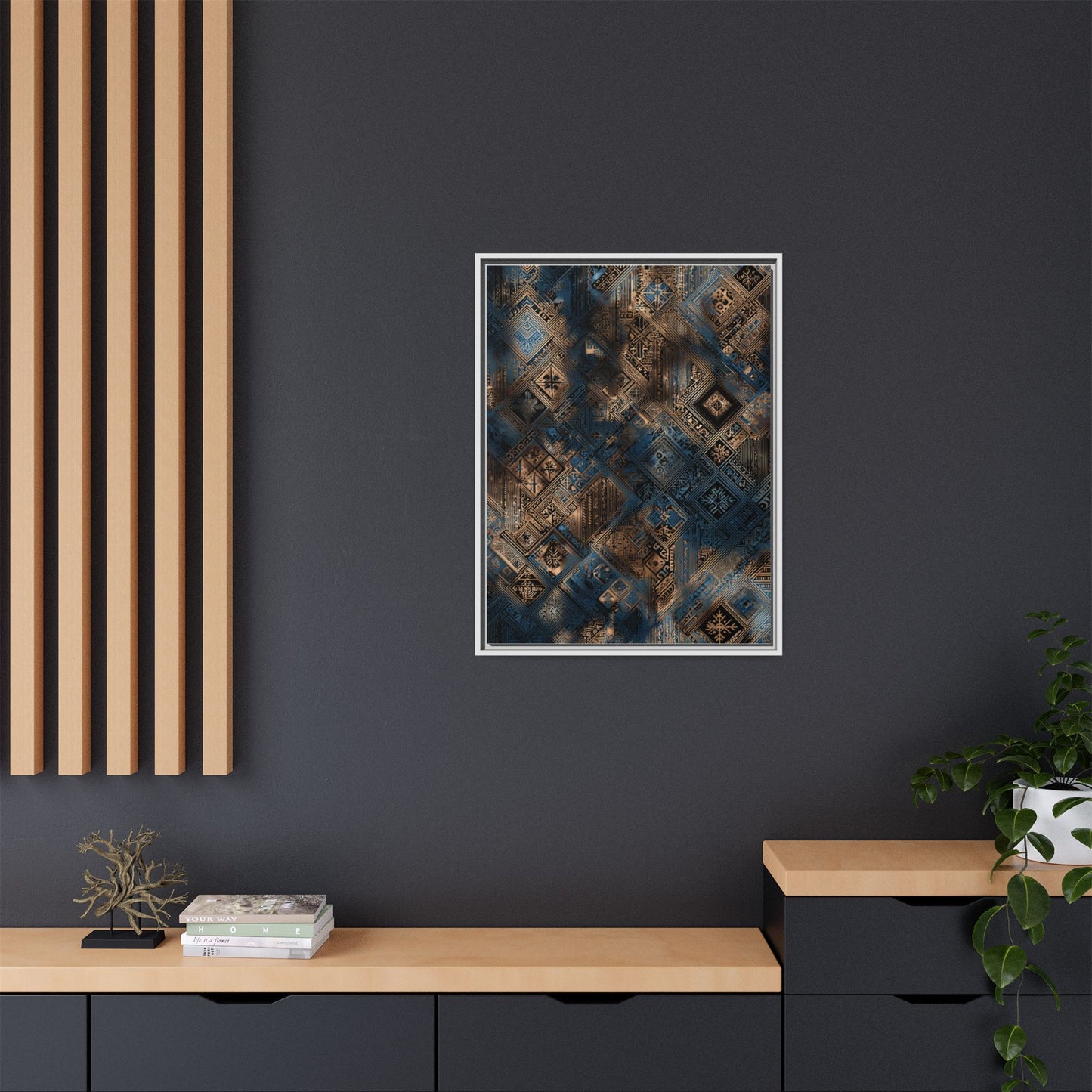Intricate Geometric Wall Art - Abstract Pattern