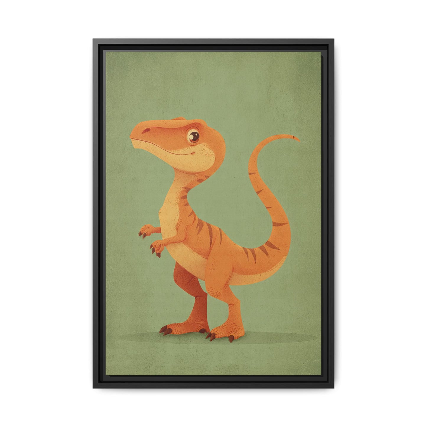 Whimsical Dinosaur Illustration Art for Kids' Rooms