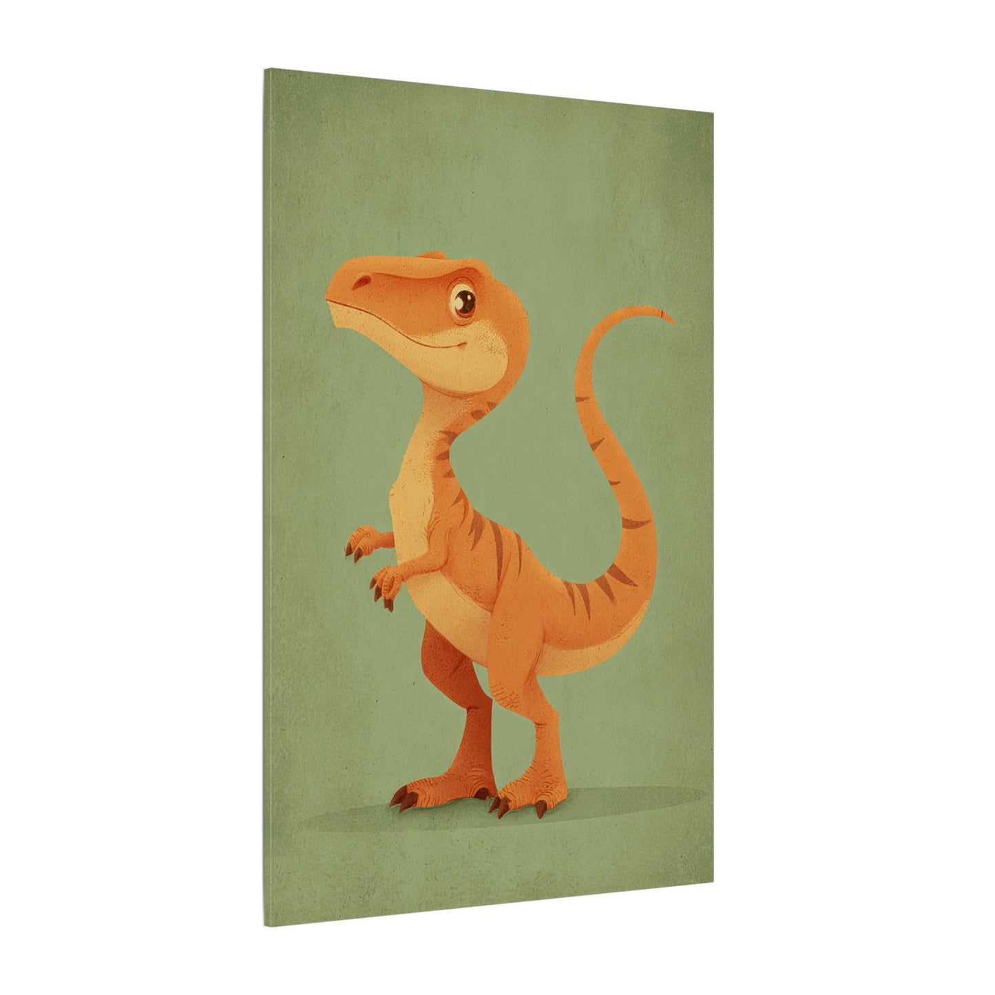 Whimsical Dinosaur Illustration Art for Kids' Rooms