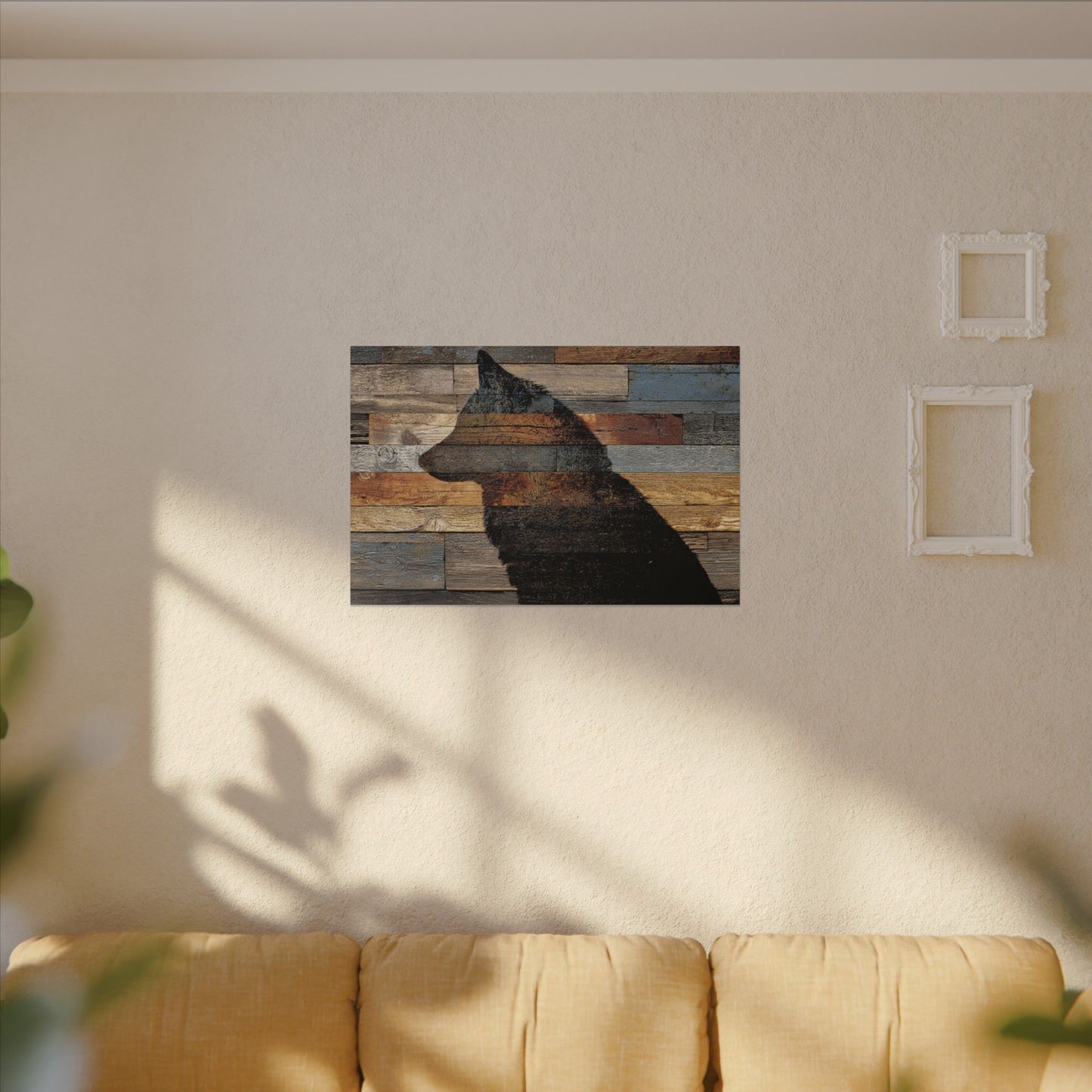 Rustic Wolf Silhouette Wall Art | Nature Inspired Decor