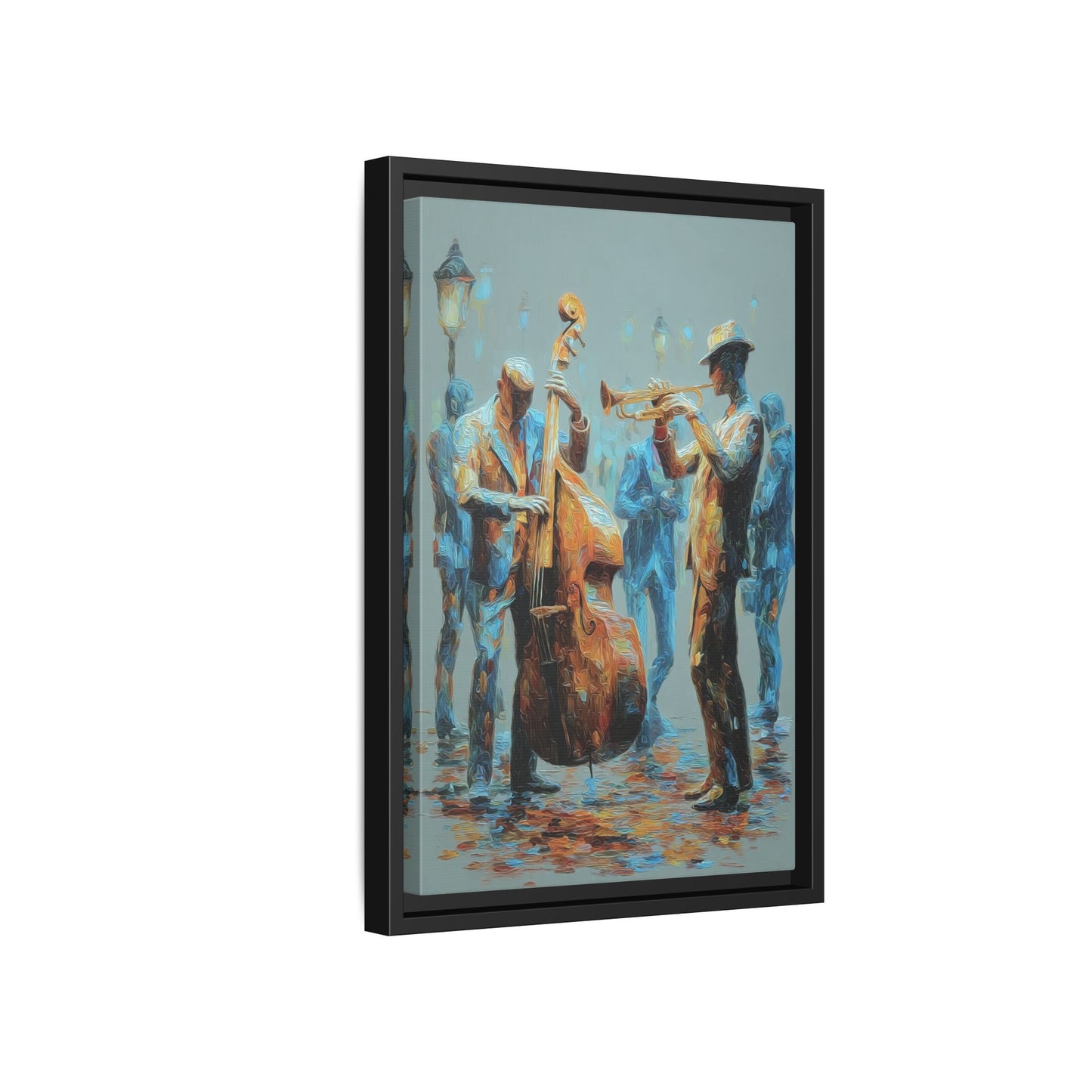 Colorful Jazz Musicians Art for Music Enthusiasts