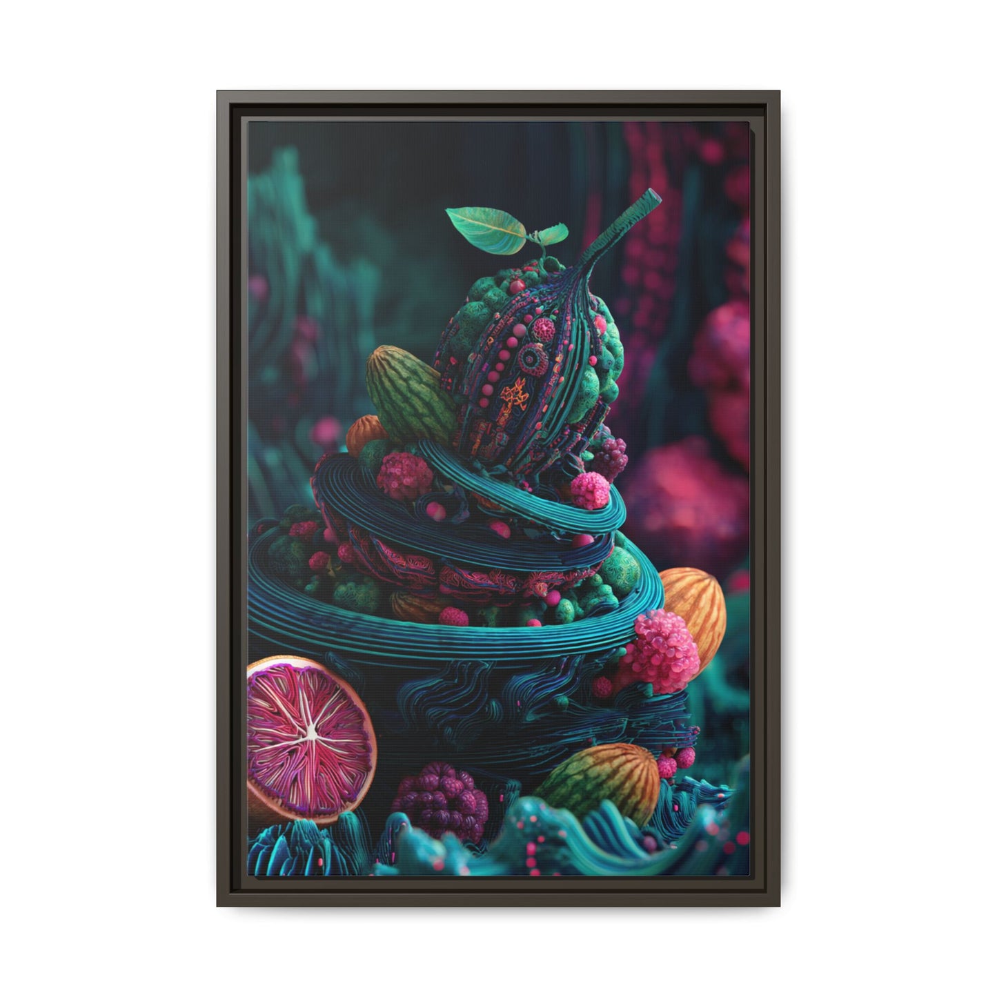 Surreal Fruit Fantasy Art - Vibrant Digital Design