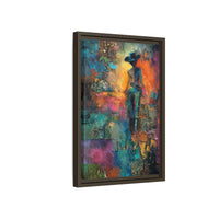 Abstract Cowgirl Art | Colorful Canvas Artwork