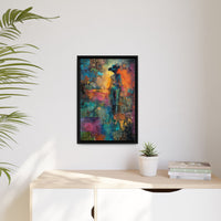 Abstract Cowgirl Art | Colorful Canvas Artwork