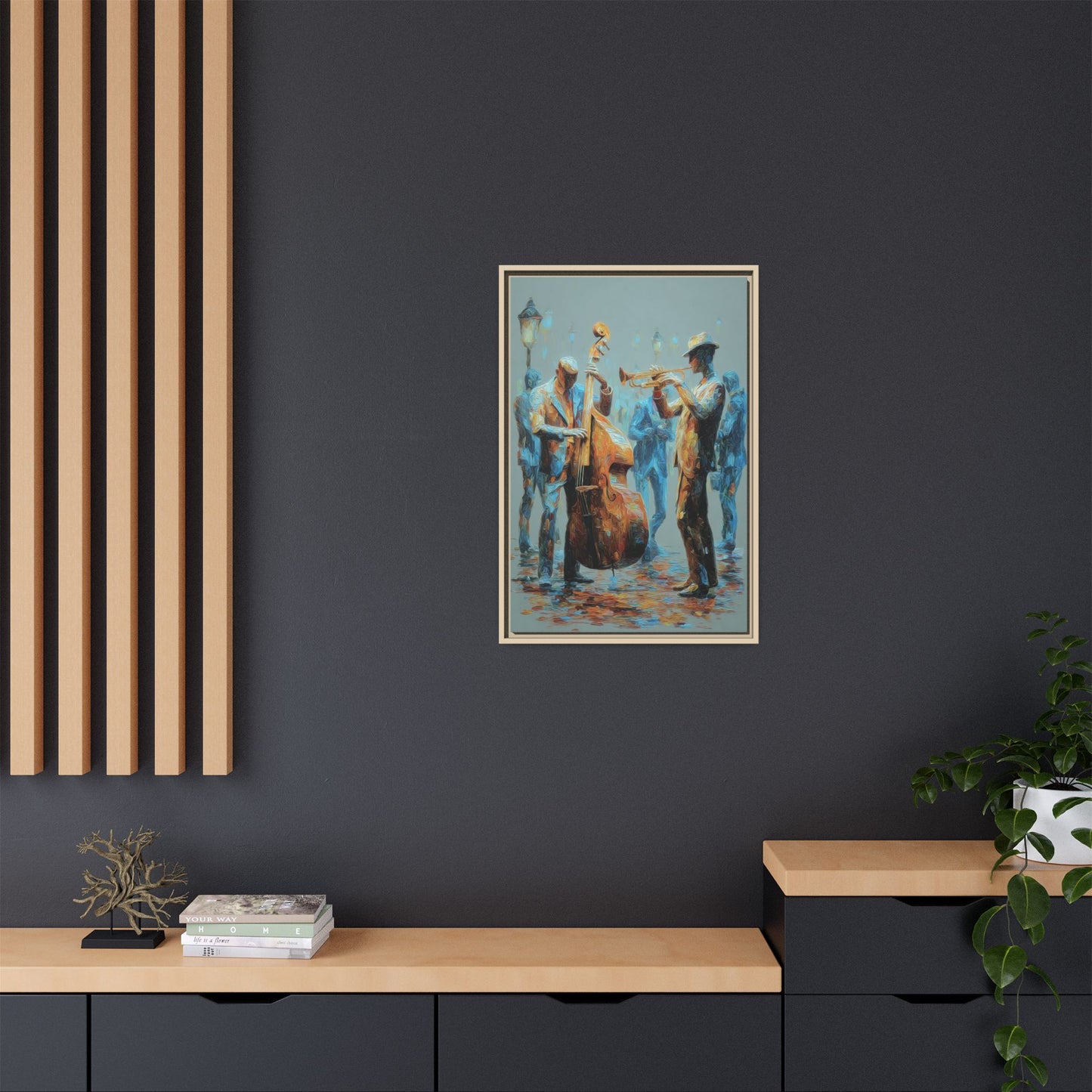 Colorful Jazz Musicians Art for Music Enthusiasts