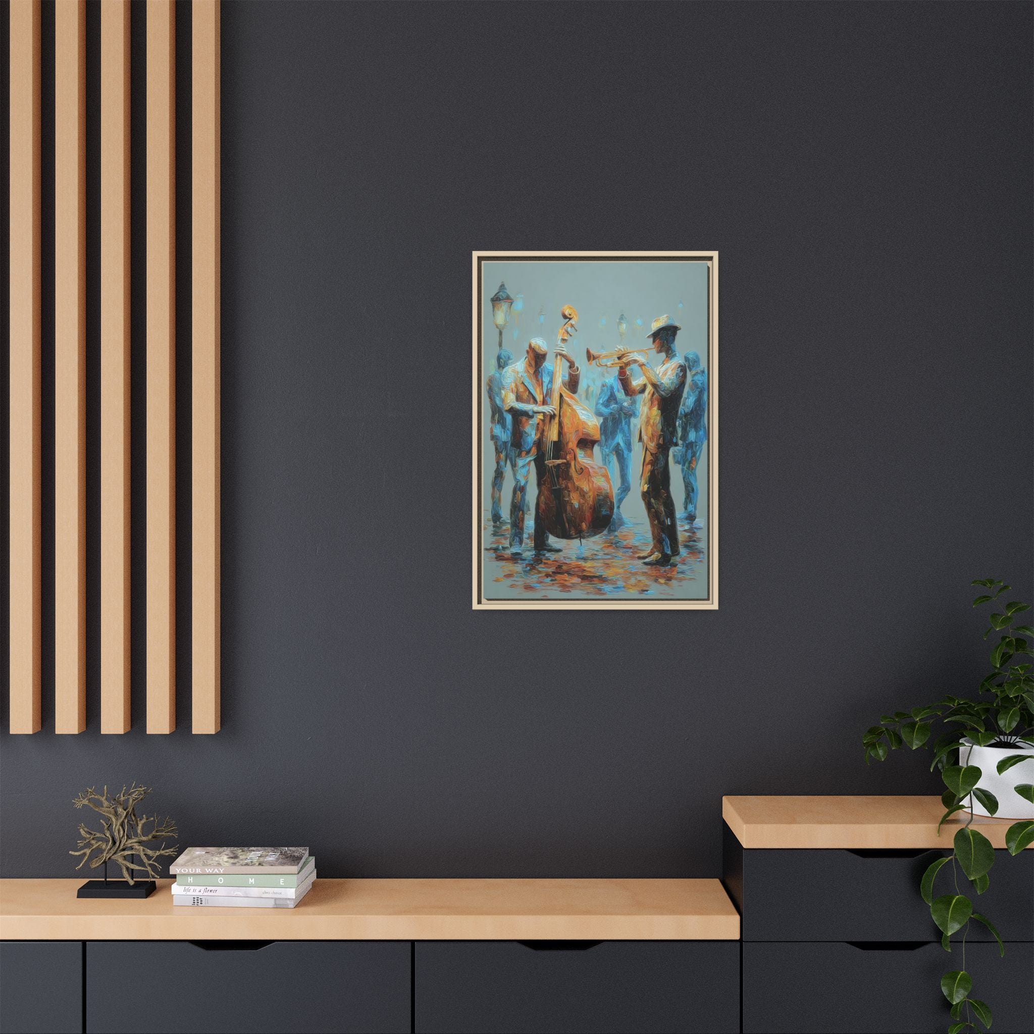 Colorful Jazz Musicians Art for Music Enthusiasts