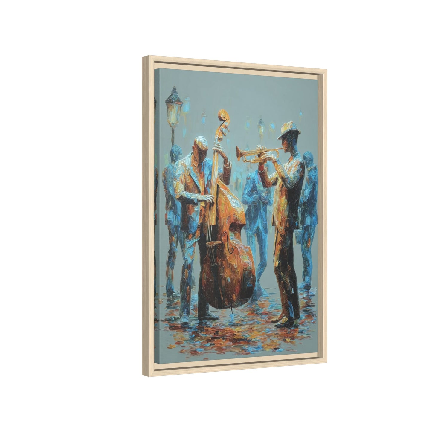 Colorful Jazz Musicians Art for Music Enthusiasts