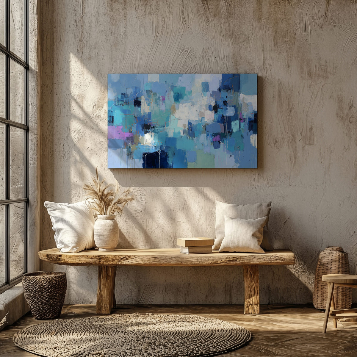 Abstract Blue Canvas Wall Art — product image 7