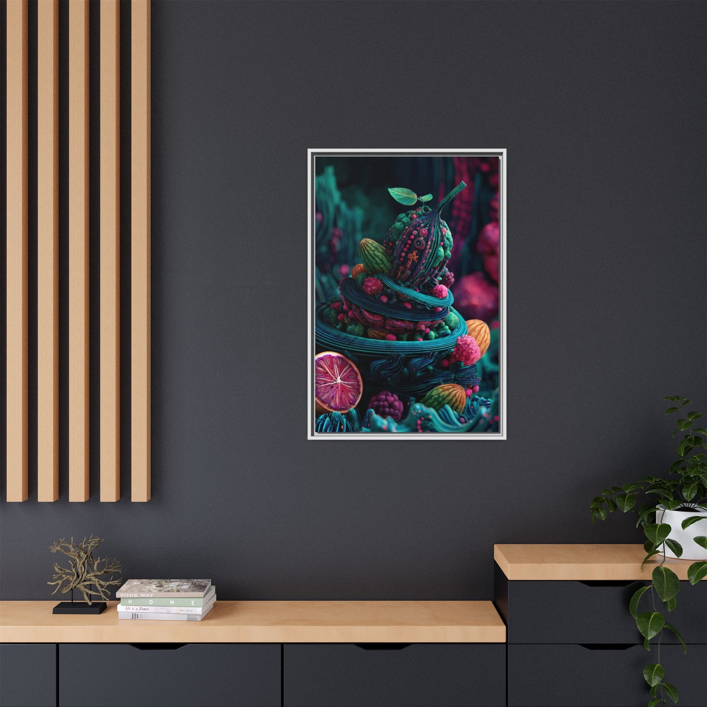 Surreal Fruit Fantasy Art - Vibrant Digital Design