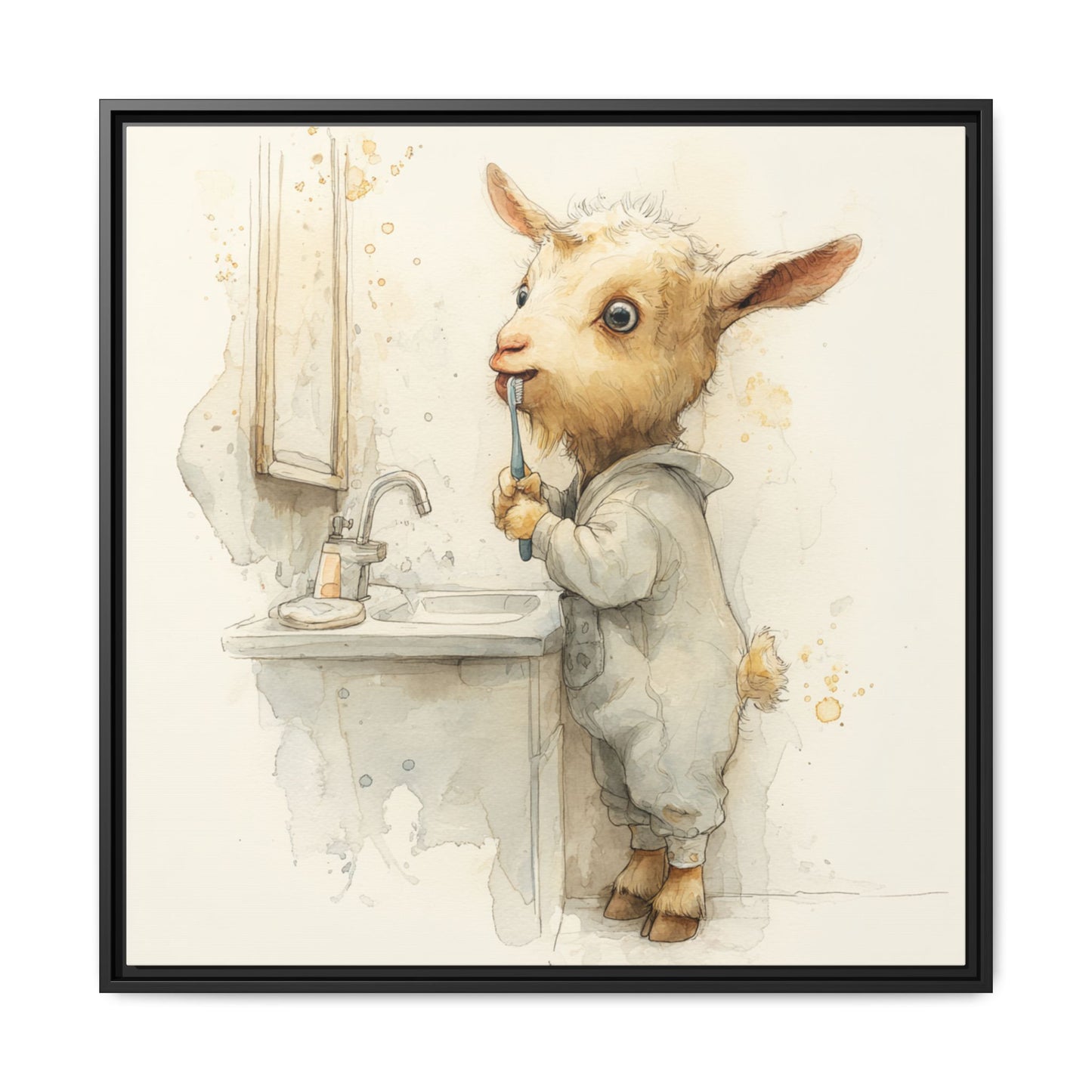 Whimsical Goat Art | Perfect for Children's Rooms