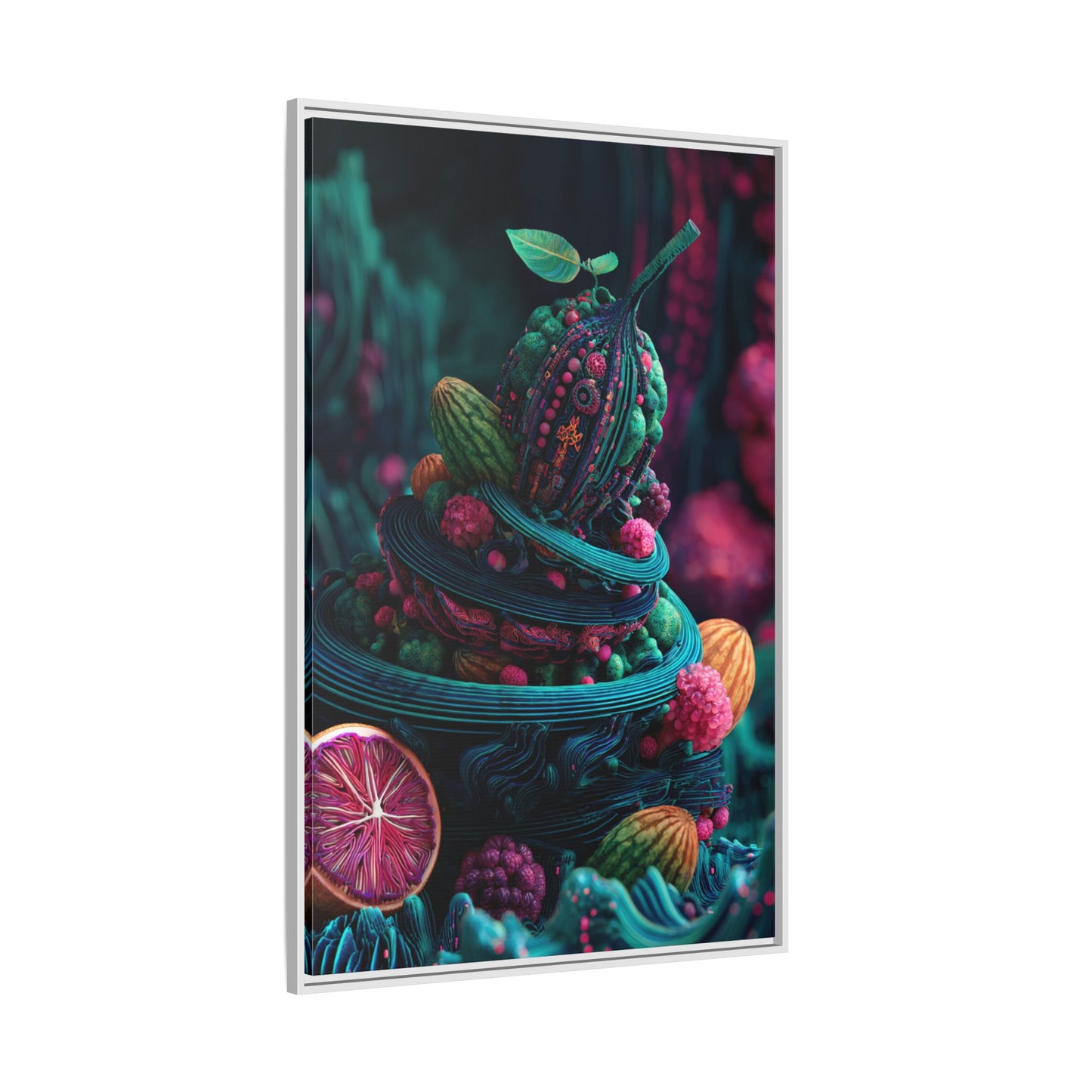 Surreal Fruit Fantasy Art - Vibrant Digital Design