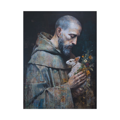 Saint Francis and Rabbit Artwork