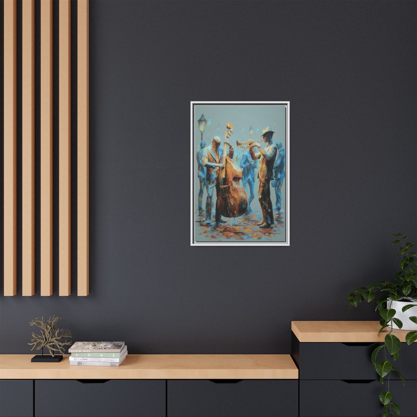 Colorful Jazz Musicians Art for Music Enthusiasts