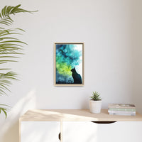 Dreamy Cat Watercolor Art Print - Serene Home Decor