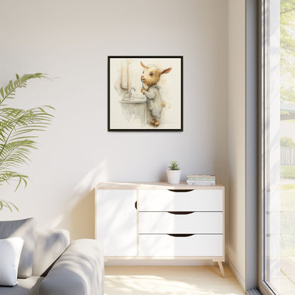Whimsical Goat Art | Perfect for Children's Rooms