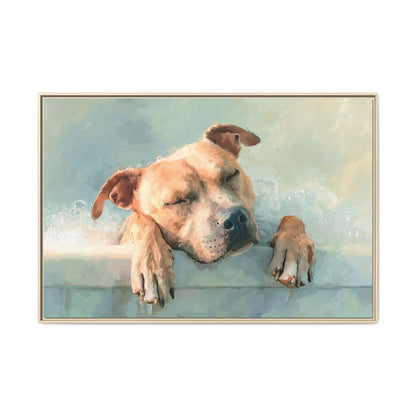 Calming Canine Portrait - Serene Dog Art Print