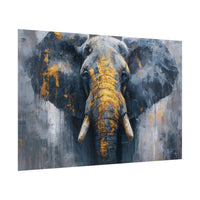 Majestic Elephant Wall Art - Abstract Animal Decor