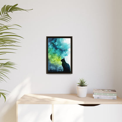 Dreamy Cat Watercolor Art Print