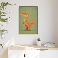 Whimsical Dinosaur Illustration Art for Kids' Rooms