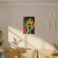 Surreal Pop Art Woman – Vibrant Modern Wall Art