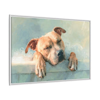 Calming Canine Portrait - Serene Dog Art Print
