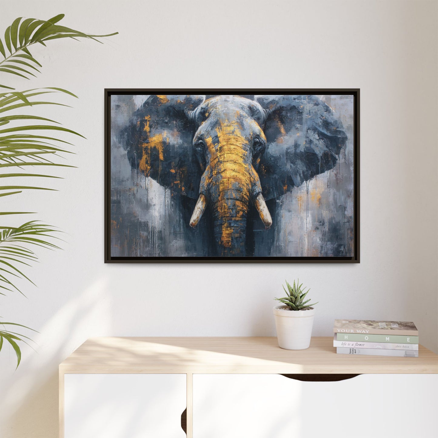 Majestic Elephant Wall Art - Abstract Animal Decor