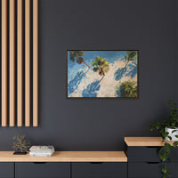 Tropical Palm Trees Artwork | Vibrant Coastal Landscape
