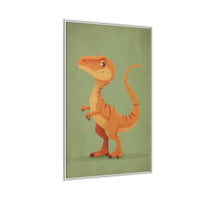 Whimsical Dinosaur Illustration Art for Kids' Rooms
