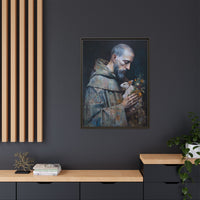 Saint Francis and Rabbit Artwork - Nature Inspired Wall Art