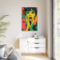 Surreal Pop Art Woman – Vibrant Modern Wall Art