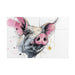 Whimsical Pig Art Print - Playful Farmhouse Decor